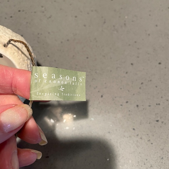 2 vintage Midwest of Canon Falls snowmen mini basket decorations - Picture 7 of 7